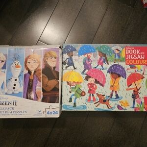 Disney Frozen and Umbrella Friends Puzzle Set